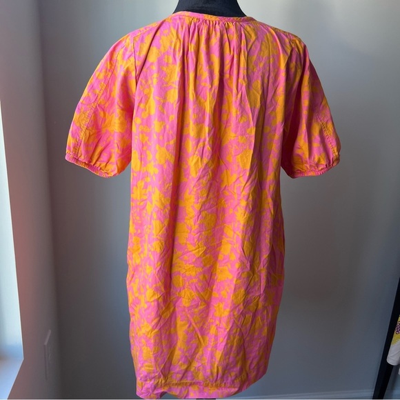 Floral Pink and Yellow Dress - Picture 4 of 9